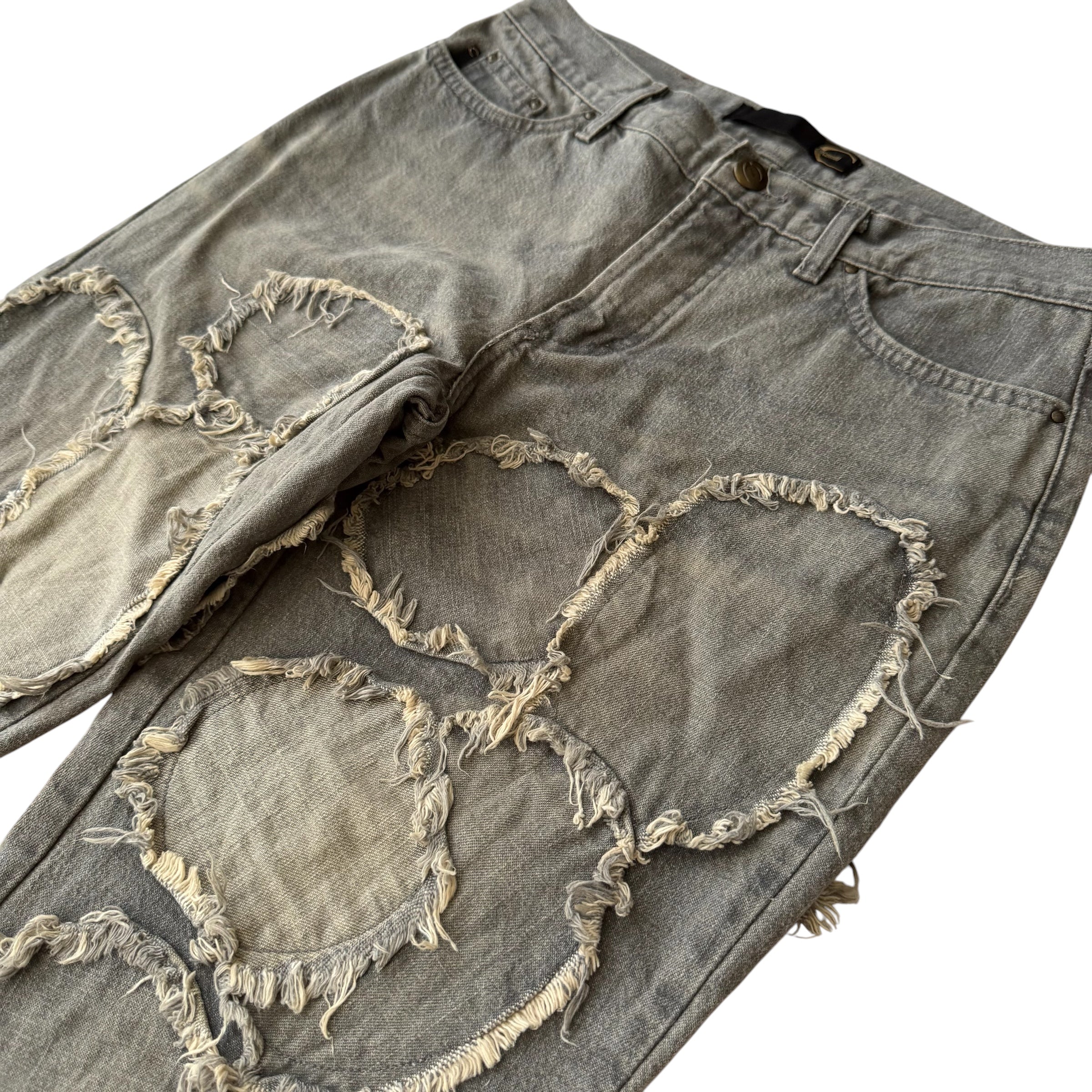 Just Cavalli x Roberto Cavalli Vintage Patchwork Circle Jeans