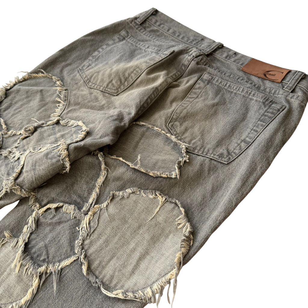 Just Cavalli x Roberto Cavalli Vintage Patchwork Circle Jeans