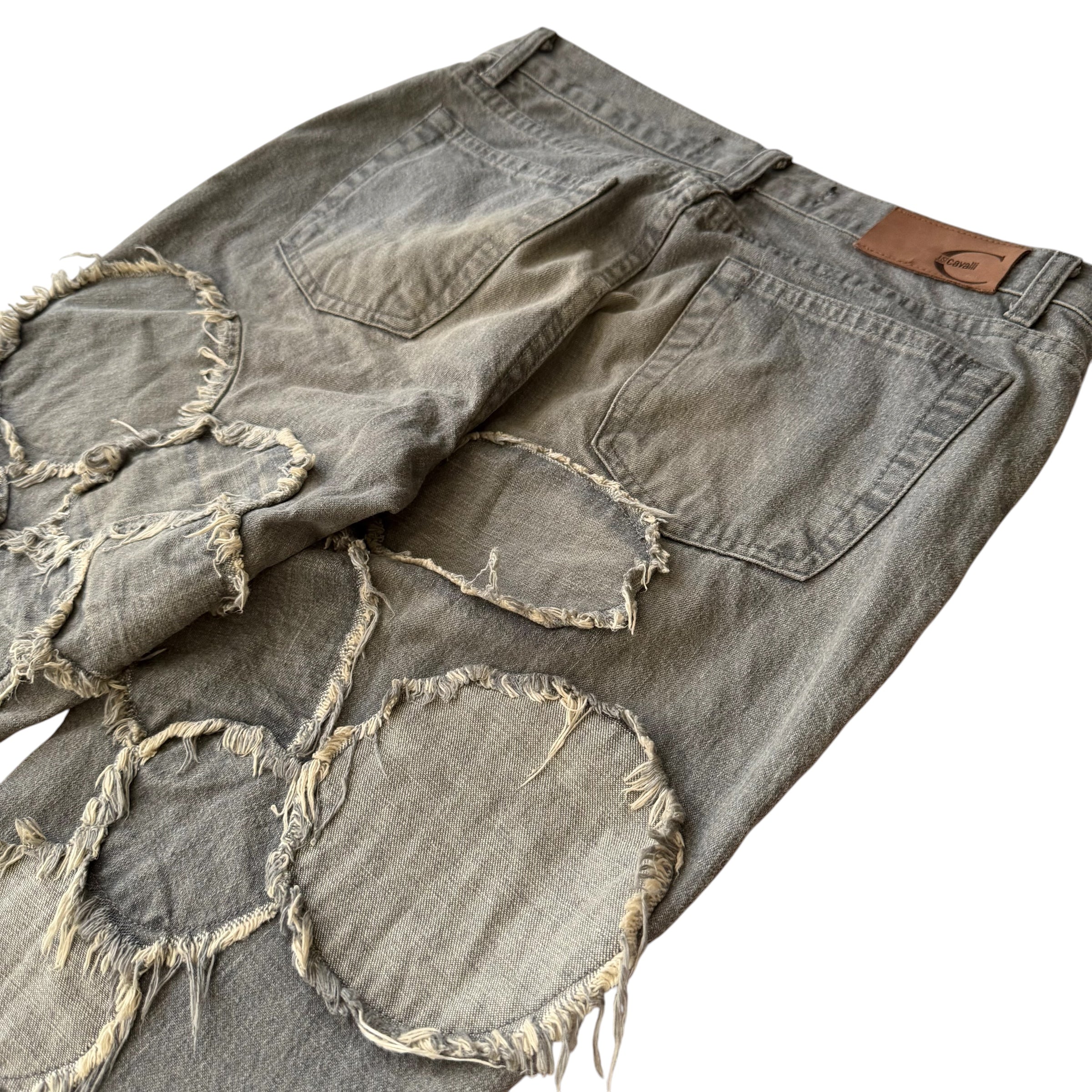 Just Cavalli x Roberto Cavalli Vintage Patchwork Circle Jeans