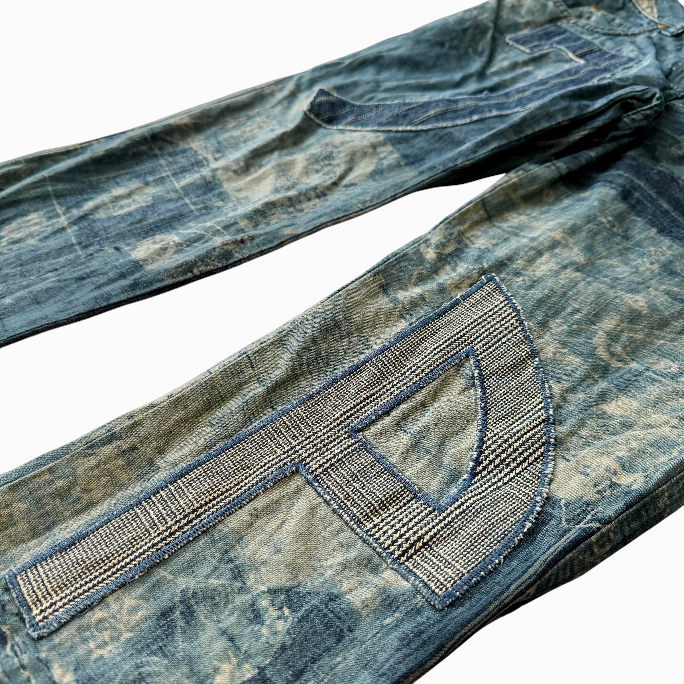 Jean Paul Gaultier (JPG) Vintage Patchwork Linen Pants