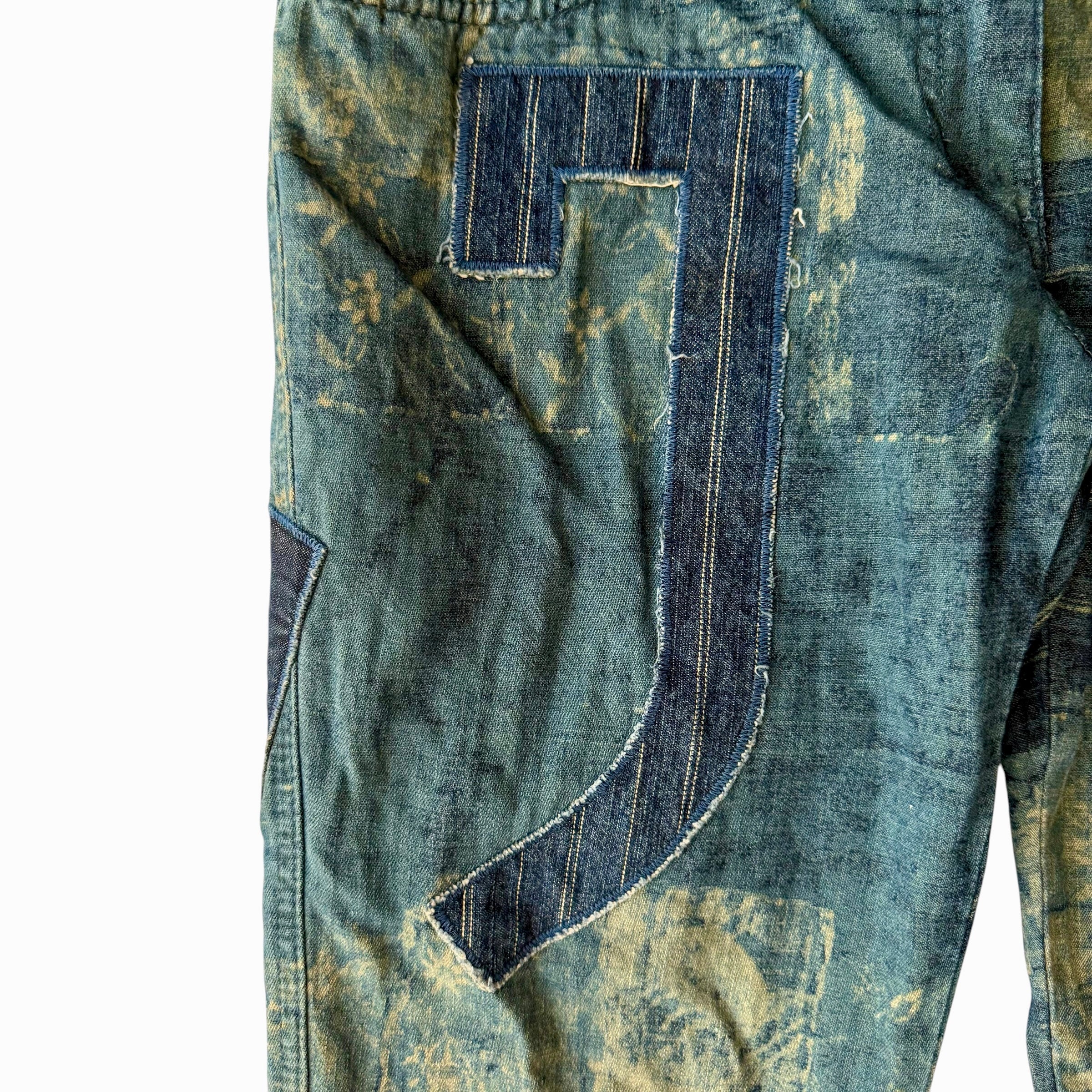 Jean Paul Gaultier (JPG) Vintage Patchwork Linen Pants