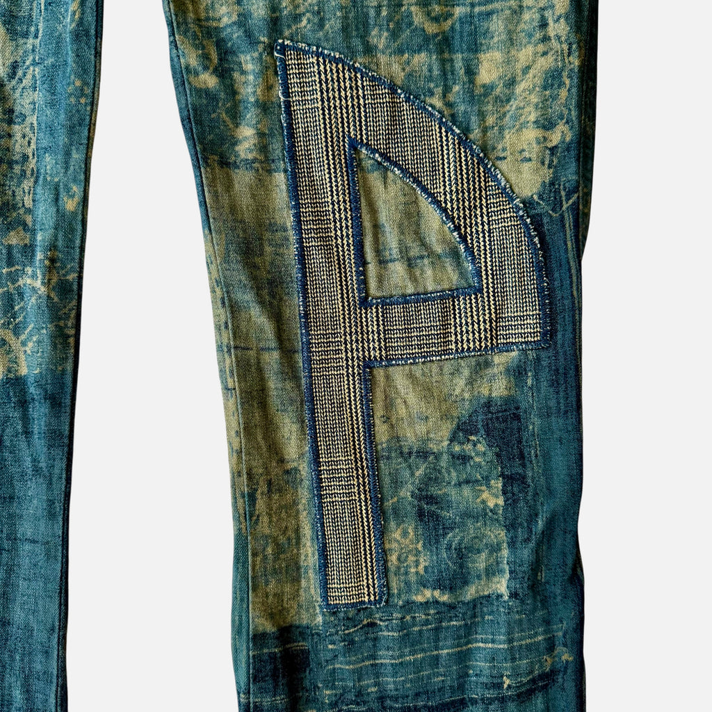 Jean Paul Gaultier (JPG) Vintage Patchwork Linen Pants