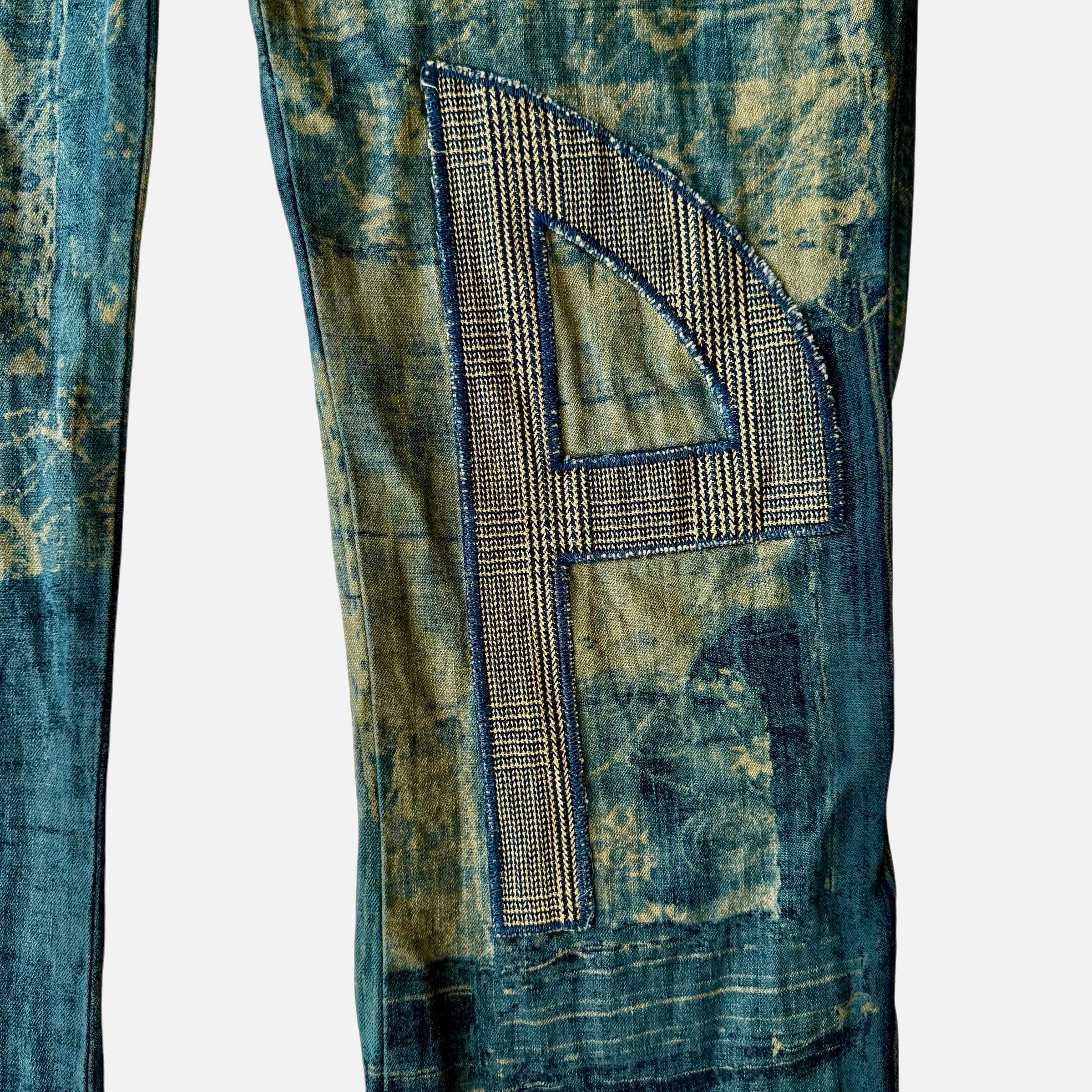 Jean Paul Gaultier (JPG) Vintage Patchwork Linen Pants