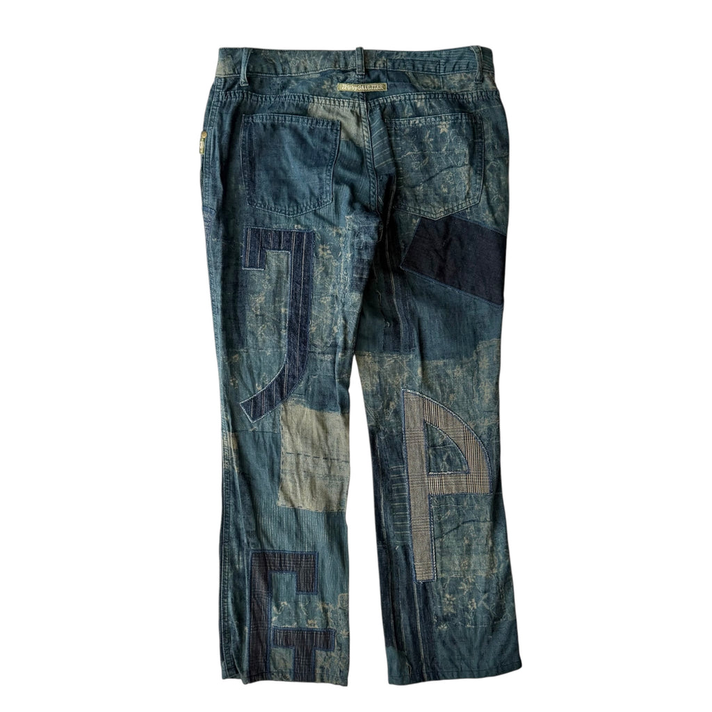 Jean Paul Gaultier (JPG) Vintage Patchwork Linen Pants