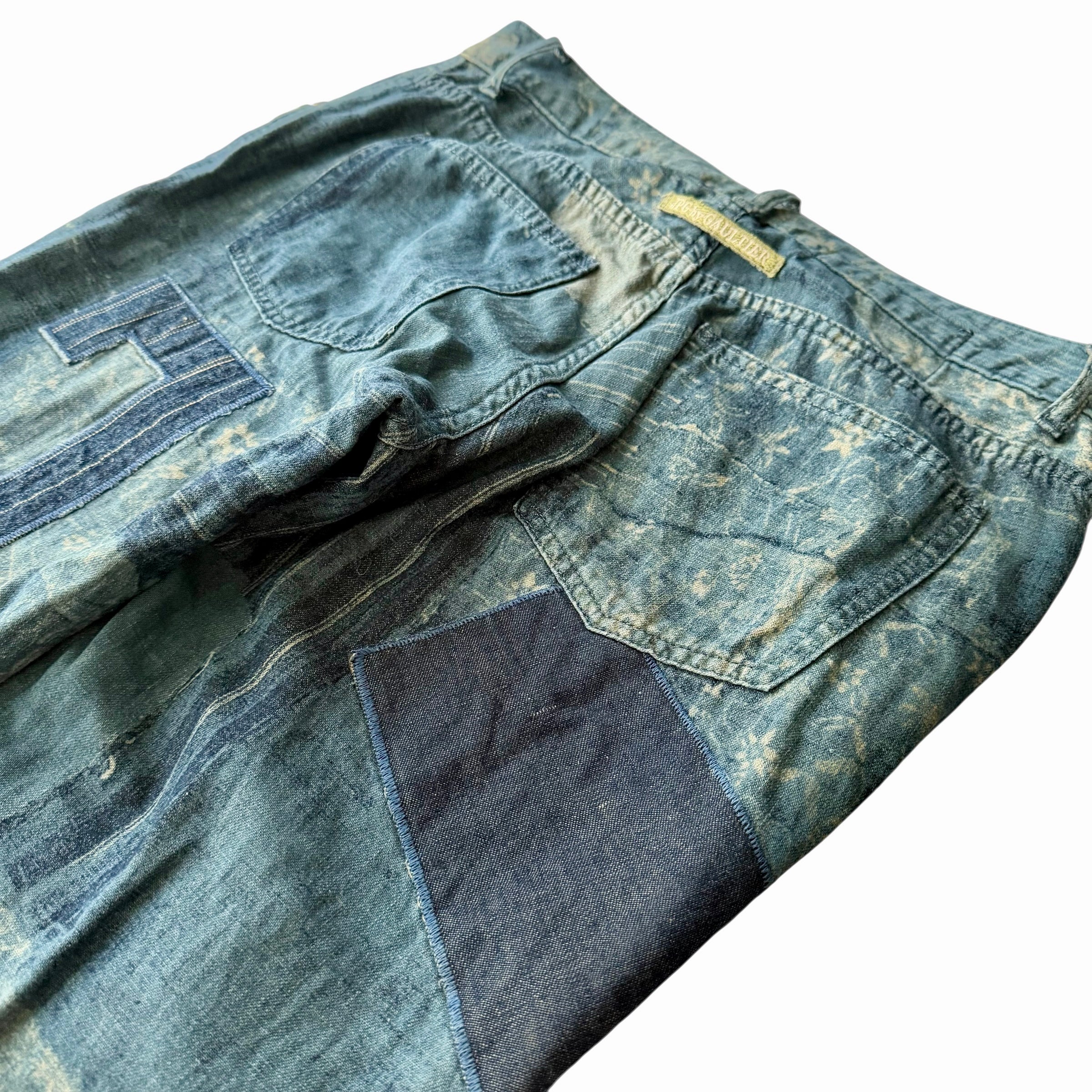 Jean Paul Gaultier (JPG) Vintage Patchwork Linen Pants