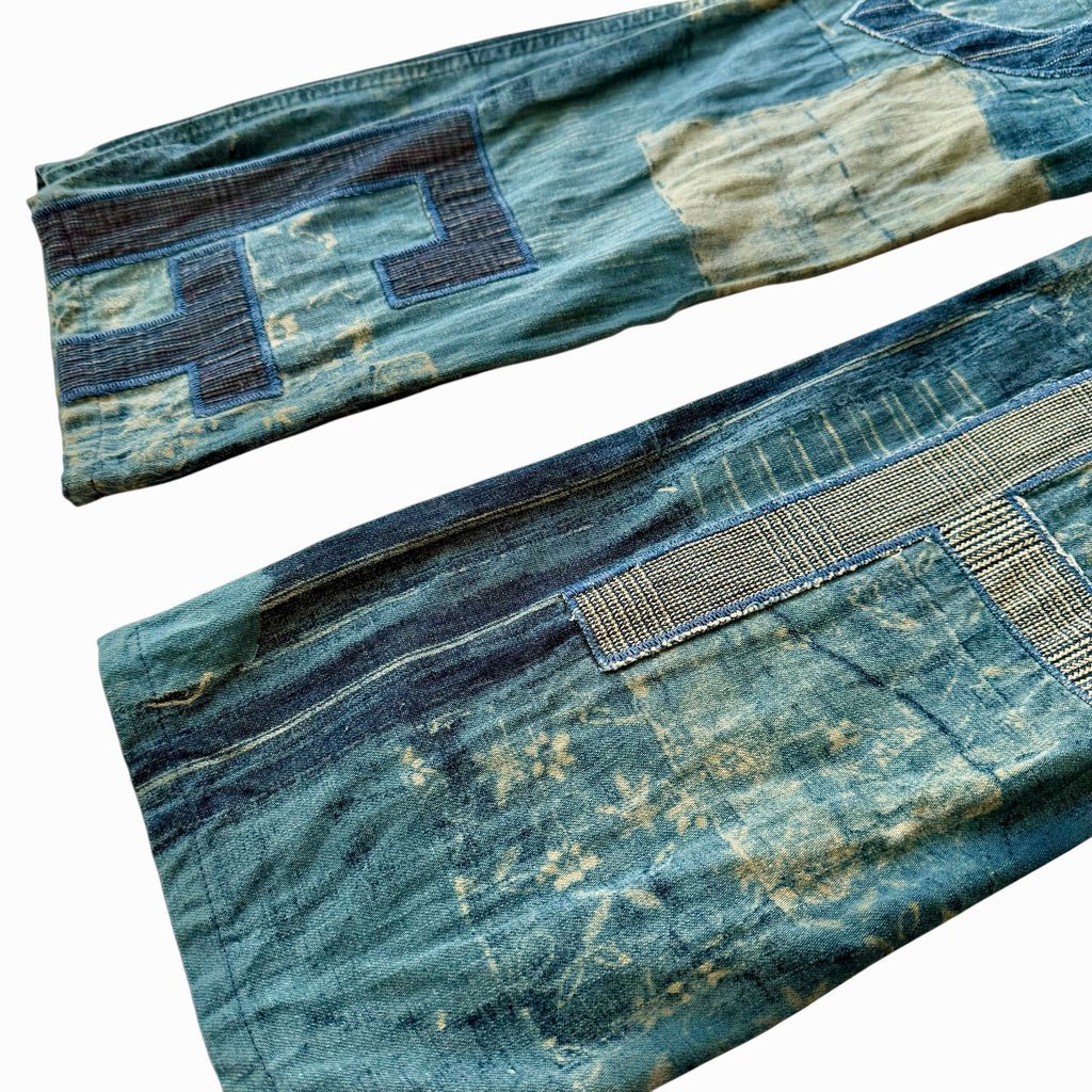 Jean Paul Gaultier (JPG) Vintage Patchwork Linen Pants